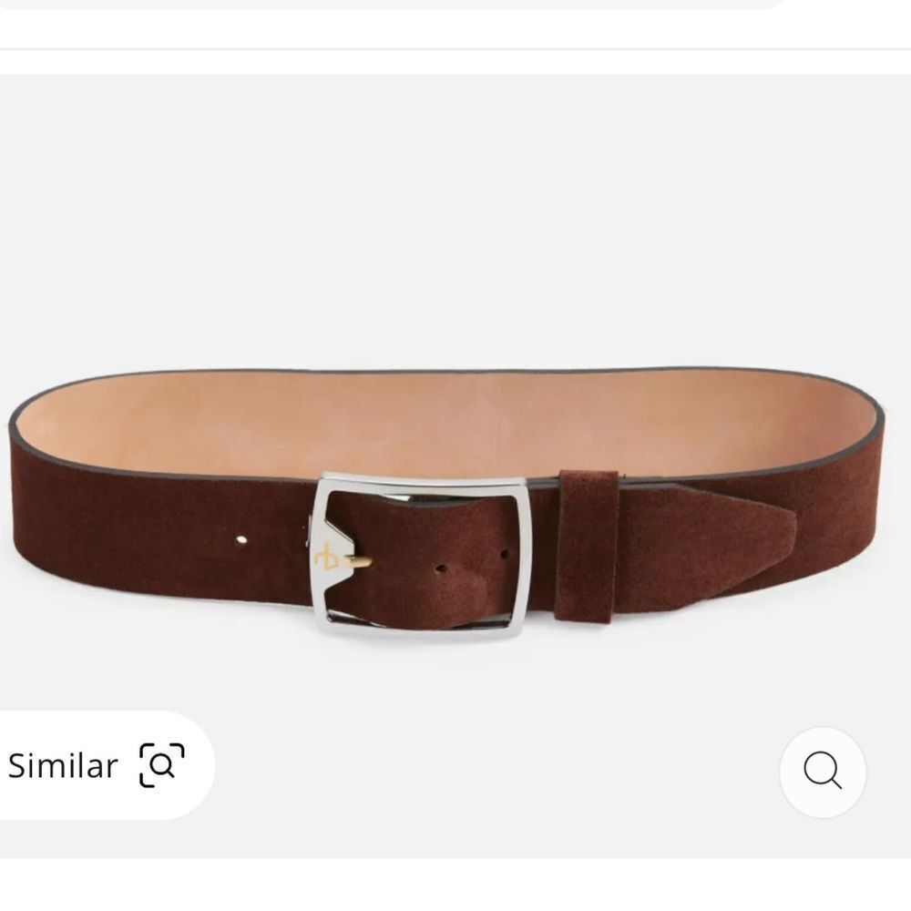 NWT RAG & BONE Jumbo Boyfriend Belt In Brown